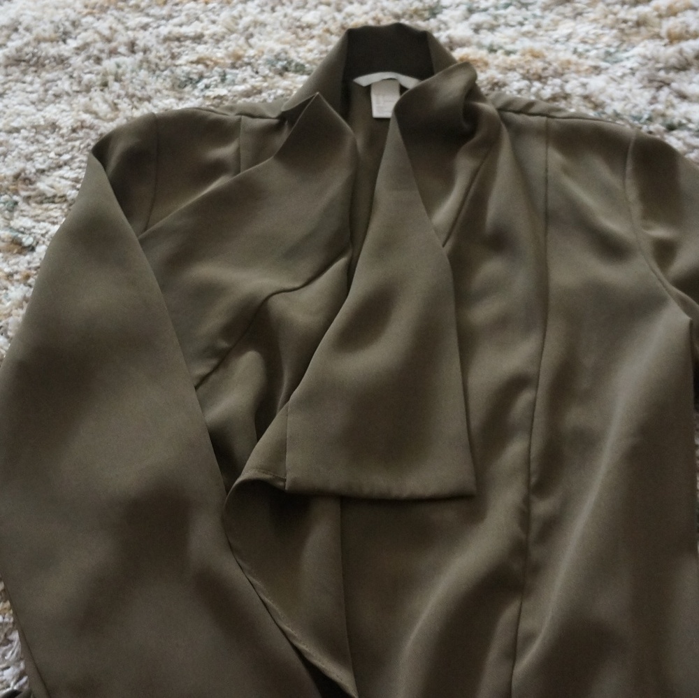 Green blazer/cover up